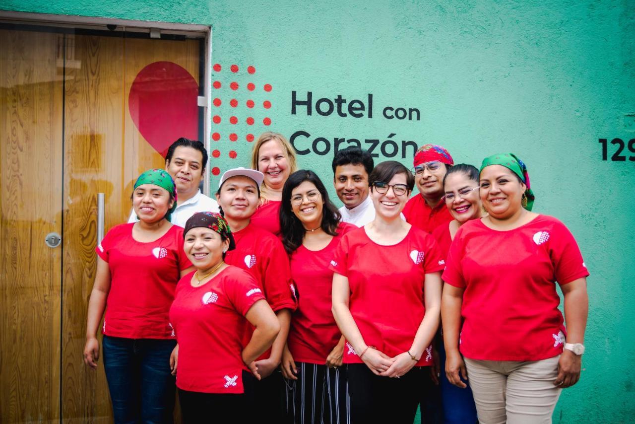 Hotel Con Corazon Oaxaca מראה חיצוני תמונה